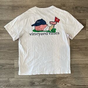 Vineyard Vines Golf Pocket Tee Barstool Sports Front Pocket Logo Men’s Medium